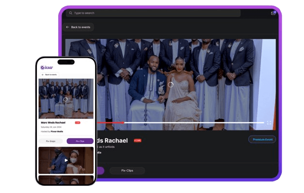 Share live photos and reels mockup